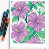 Libro Pintar Números - Flores