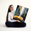 Coche amarillo - Pintar Números®