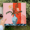 Jarron con flores -  Pintar Números®