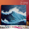 Olas del mar  - Pintar Números®
