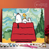 Snoopy Van Gogh -  Pintar Números