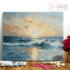 Atardecer en el mar - Pintar Números®