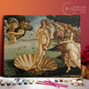 El nacimiento de Venus de Boticceli - Pintar Números®