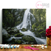 Cascada en el Corazón del Bosque -  Pintar Números®