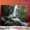 Cascada en el Corazón del Bosque -  Pintar Números®