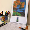 Libro Pintar Números - Paisajes y naturaleza