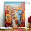 Pueblo Colorido  -  Pintar Números®
