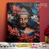 Buda Floral Metalizado - Pintar Números®