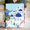 Santorini Minimalista  -  Pintar Números