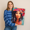 Cores pop femininas  -  Pintar Números®