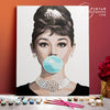 Audrey Hepburn chicle - Pintar Números®