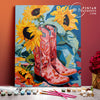 Botas y Girasoles -  Pintar Números®