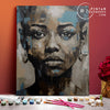 Cara africana - Pintar Números®