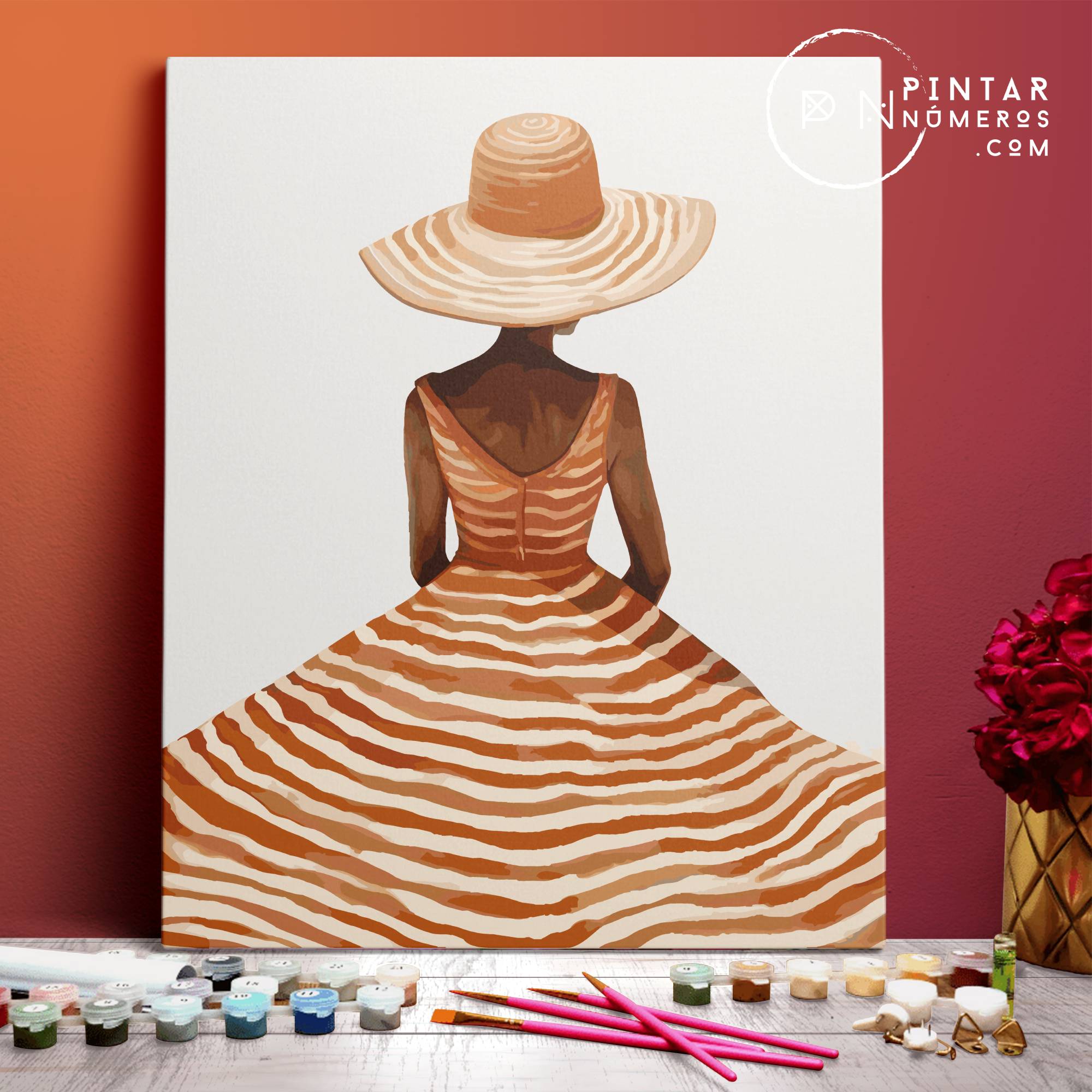 Moda Naranja - Pintar Números®