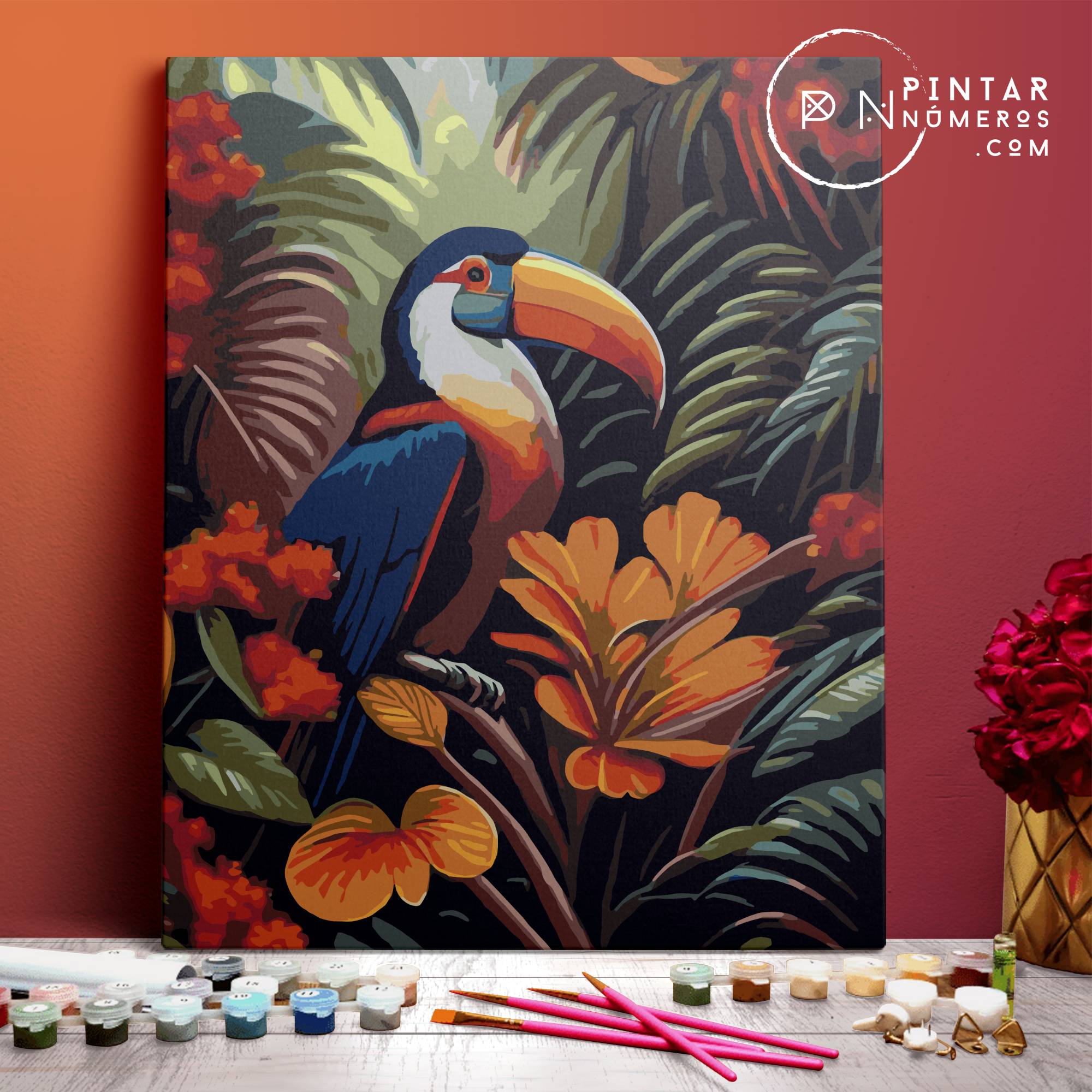 Tucan Tropical - Pintar Números®