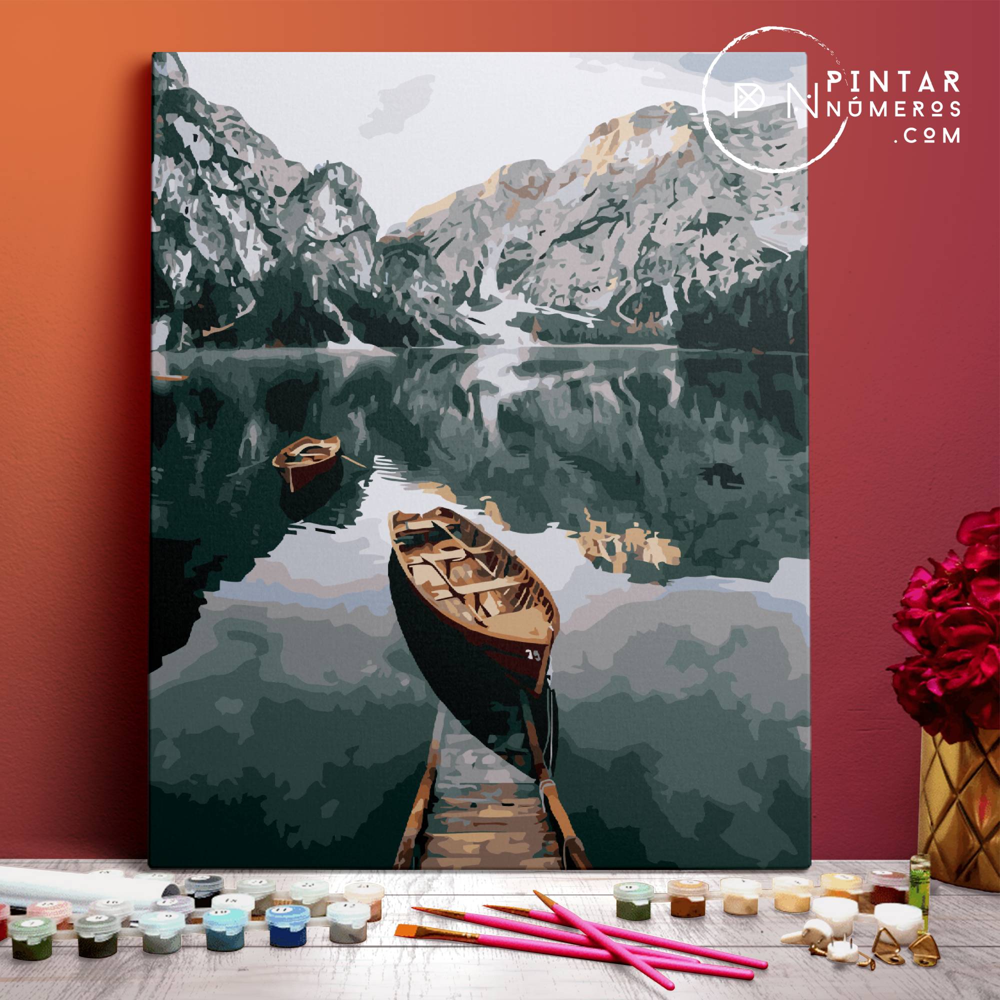 Lago di Sorapis - Pintar Números®