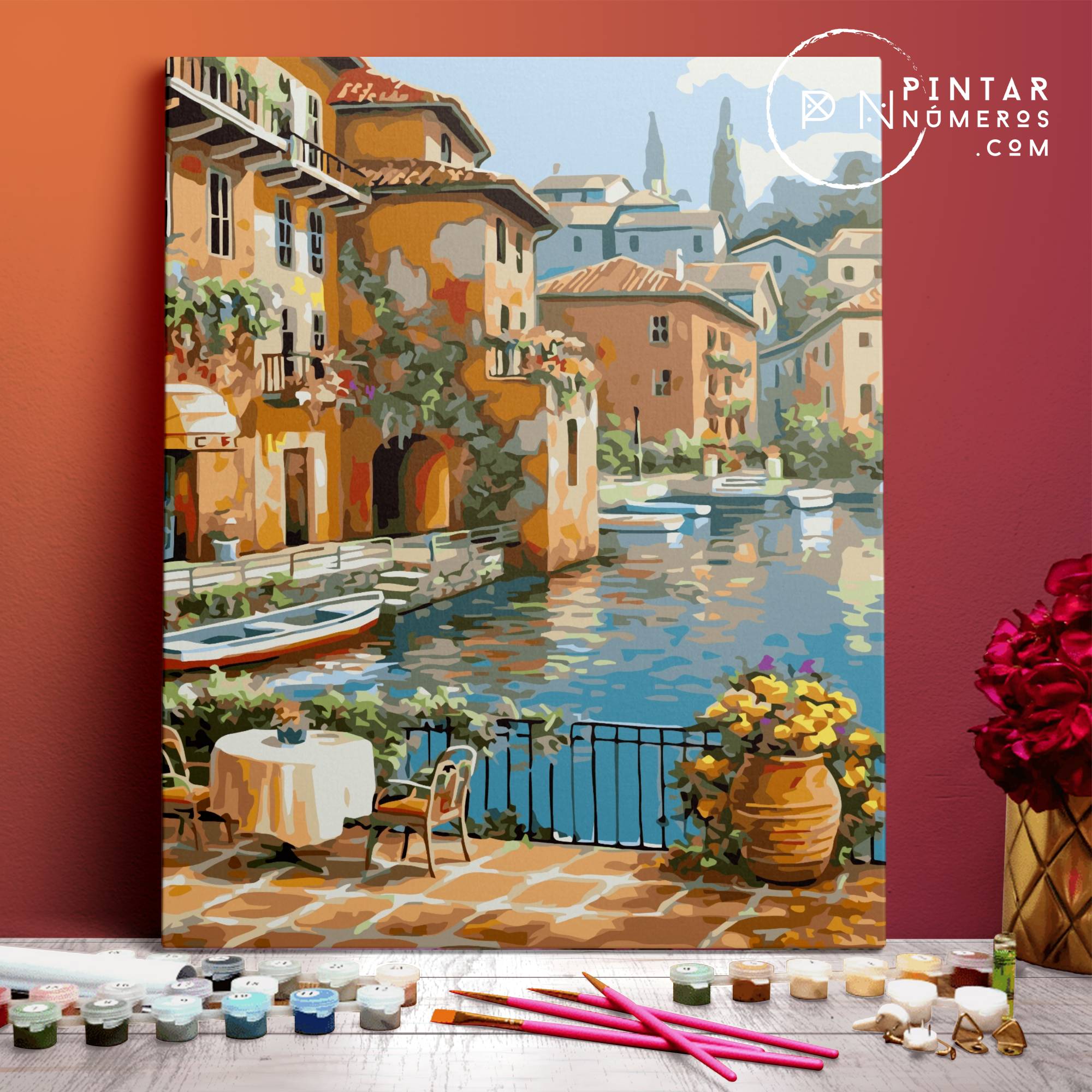 Terraza con vistas  -  Pintar Números®