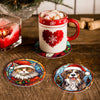 Set 6 Posavasos - Animales Navideños
