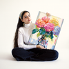 Peonias de Colores -  Pintar Números