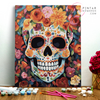 Calavera floral - Pintar Números®