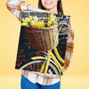 Bicicleta con tulipanes-  Pintar Números®