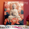Buda entre flores - Pintar Números®