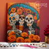 Calaveras mexicanas - Pintar Números®