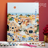 Parque Guell Barcelona Ilustración -  Pintar Números