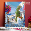 Calle al mar -  Pintar Números