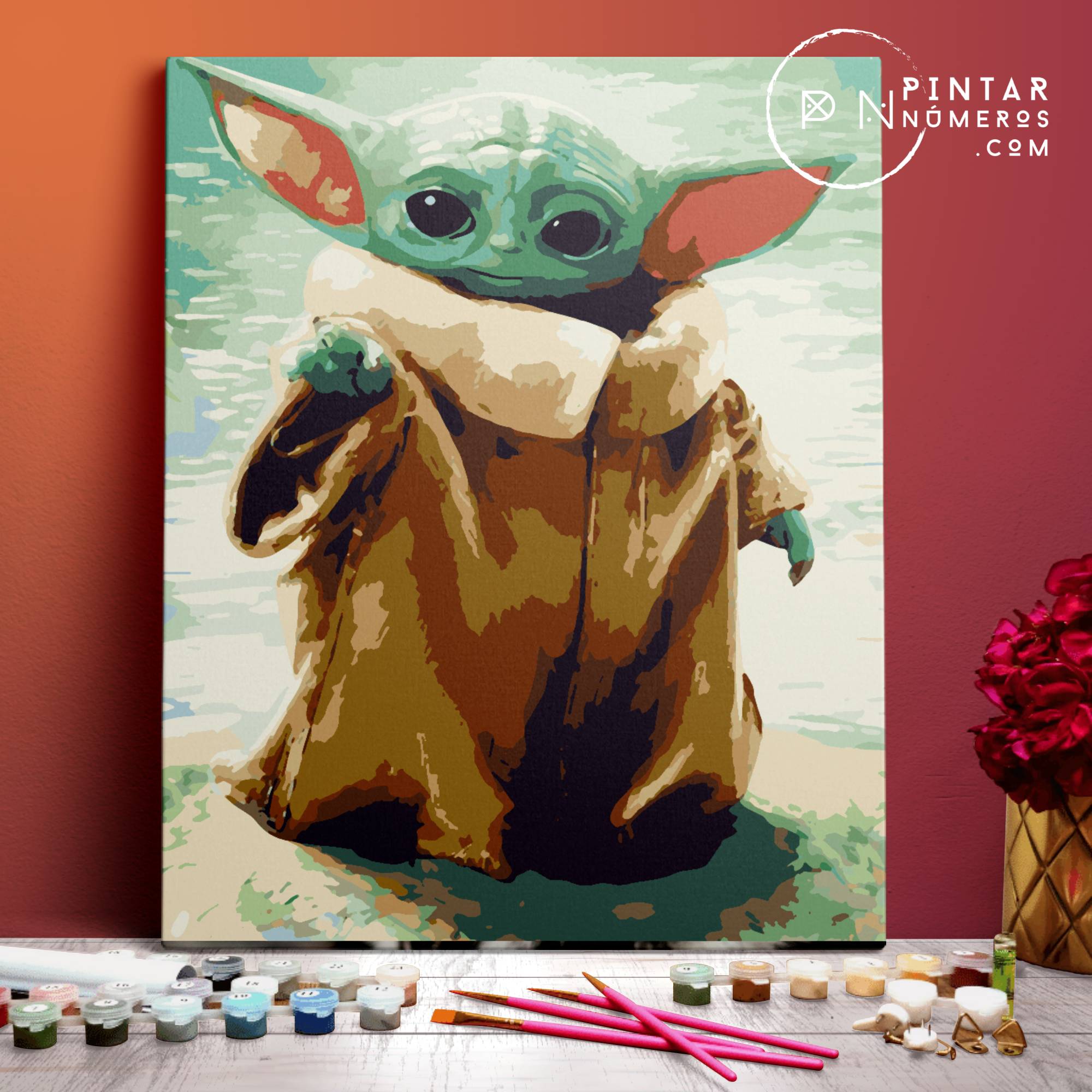 Yoda -  Pintar Números