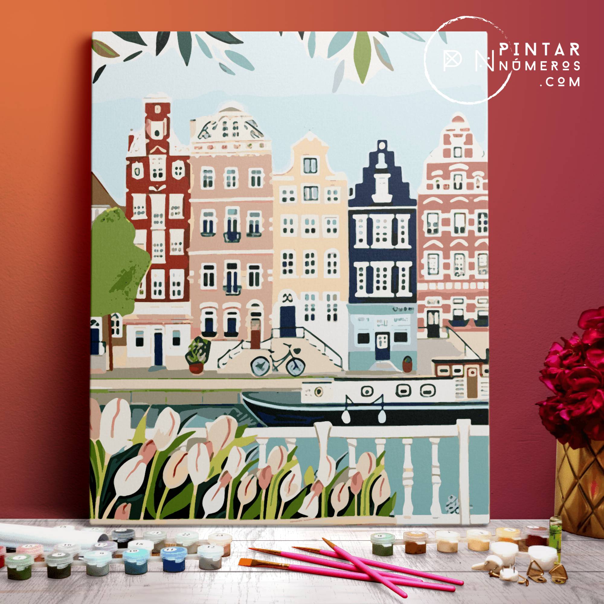 Amsterdam Ilustración -  Pintar Números