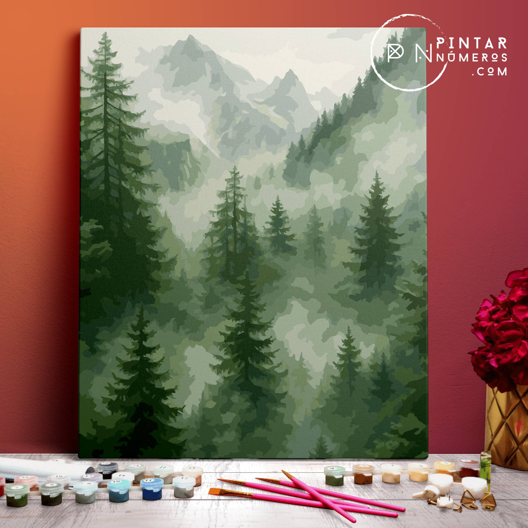 Bosque misterioso - Pintar Números®