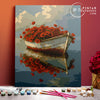 Barco con flores - Pintar Números®