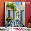 Callejón azul -  Pintar Números