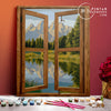 Ventana al paraiso - Pintar Números®