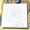 Flor rosa -  Pintar Números®