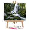 Cascada en el Corazón del Bosque -  Pintar Números®