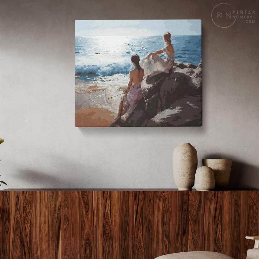 PINTAR NÚMEROS _ Musas del Mar - Pintar por numeros