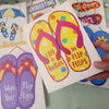 Pack 6 Mini Lienzos - Flip flops