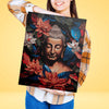 Buda Floral Metalizado - Pintar Números®
