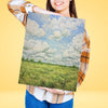 Campo con nubes - Pintar Números®