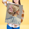 Flores en el pelo - Pintar Números®