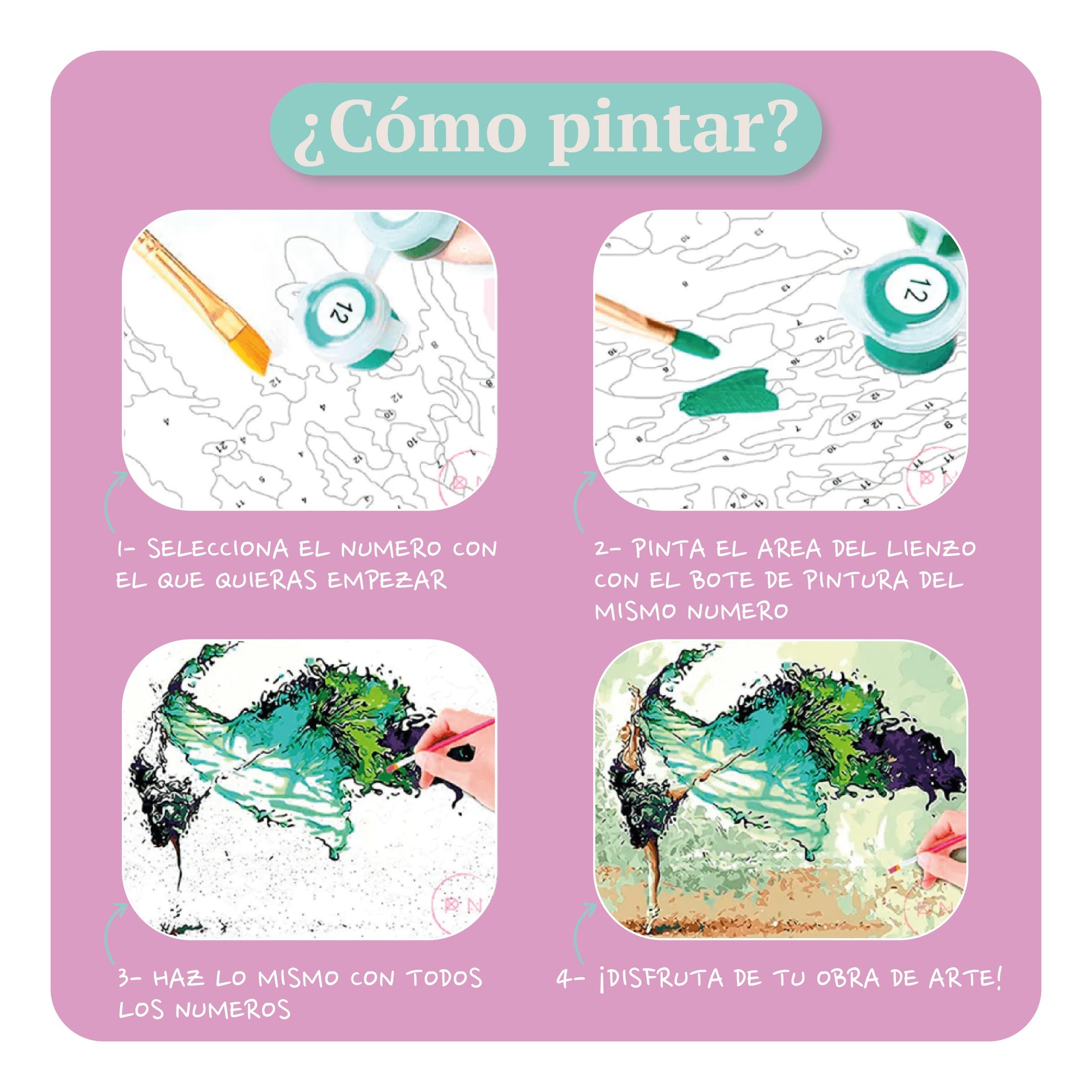PINTAR NÚMEROS _ Mujer en la Ventana de Paul Hadley - Pintar Números® • 696⁣090⁣522 📞