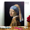 Joven de la perla de Johanes Vermeer - Pintar Números®