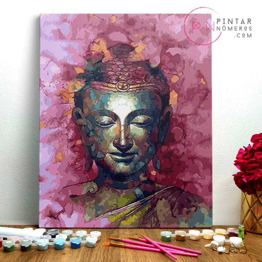 PINTAR NÚMEROS _ Buda Zen - Pintar por numeros