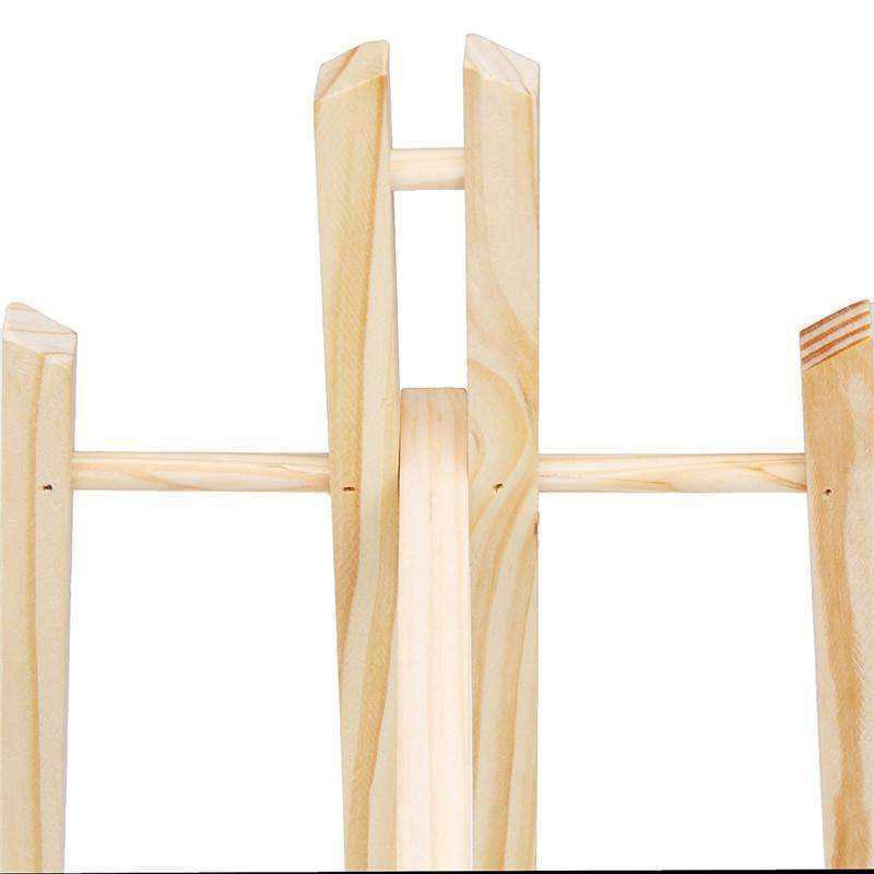 pintar-por-numeros-kit-pinturas-pinceles-lienzo-cuadro-marco-Caballete de Madera - De Sobremesa-Accesorios-