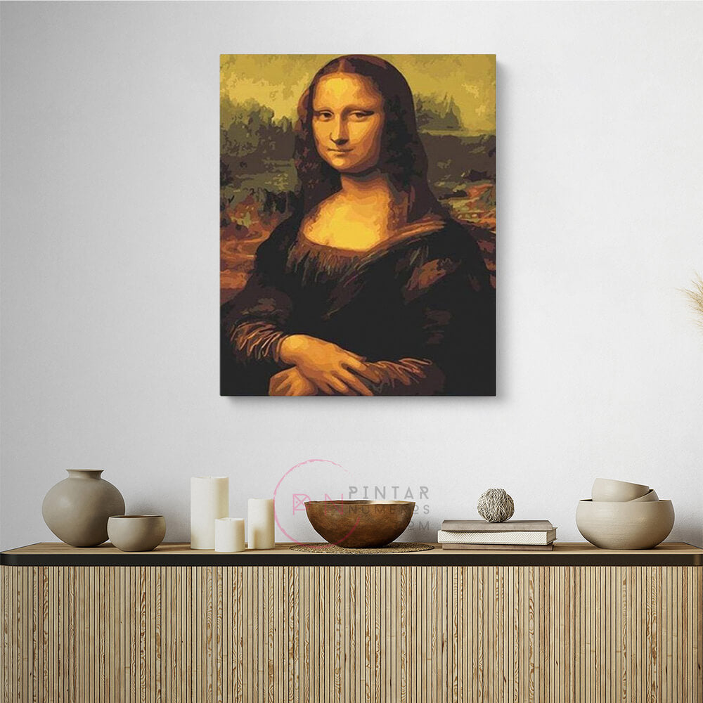 PINTAR NÚMEROS _ Mona Lisa de Leonardo da Vinci - Pintar Números® • 696⁣090⁣522 📞